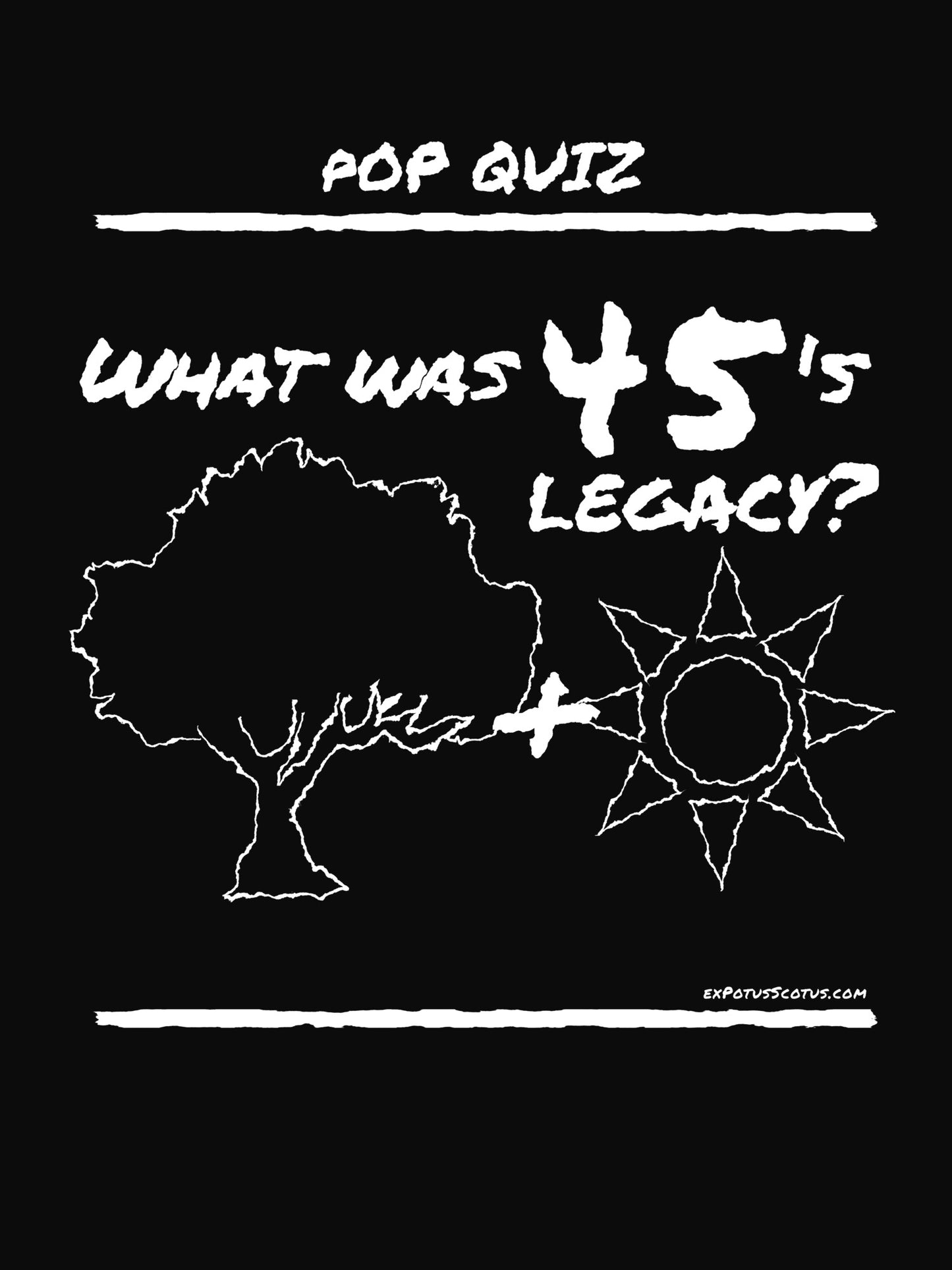 Pop Quiz 45's Legacy Unisex t-shirt